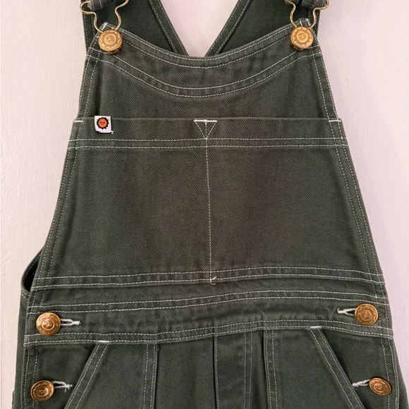 Big Bud Press Original Overalls in Dark Emerald Green size P - Picture 3 of 7